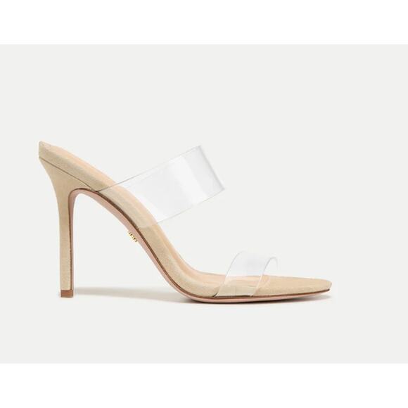 NIB Veronica Beard Women's Asha Sandal Sandals Mules Pumps Ecru NWT 295 Sz 7.5 - Picture 4 of 13